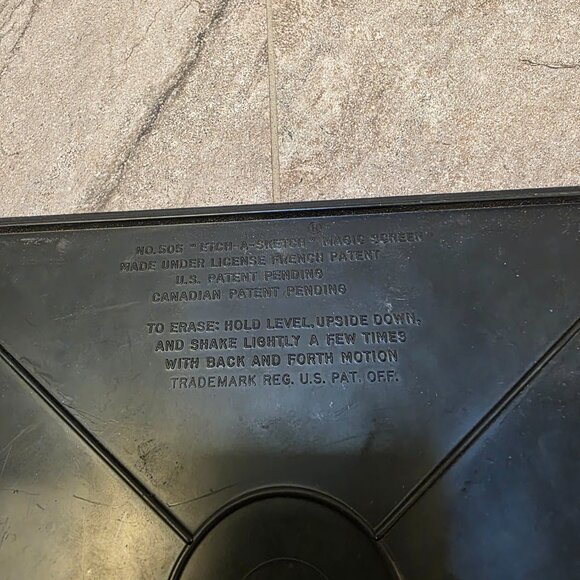 Vintage 1960s Etch A Sketch Original Version by Ohio Art Still Works! - Picture 4 of 6